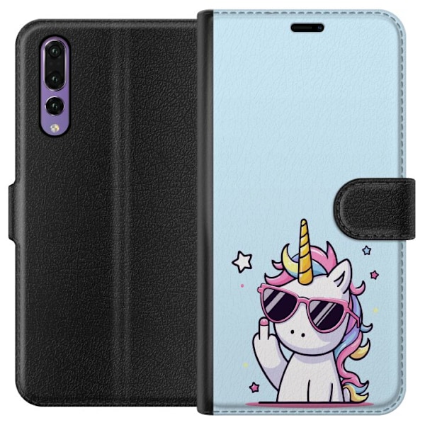 Huawei P20 Pro Lommeboketui Einhorn