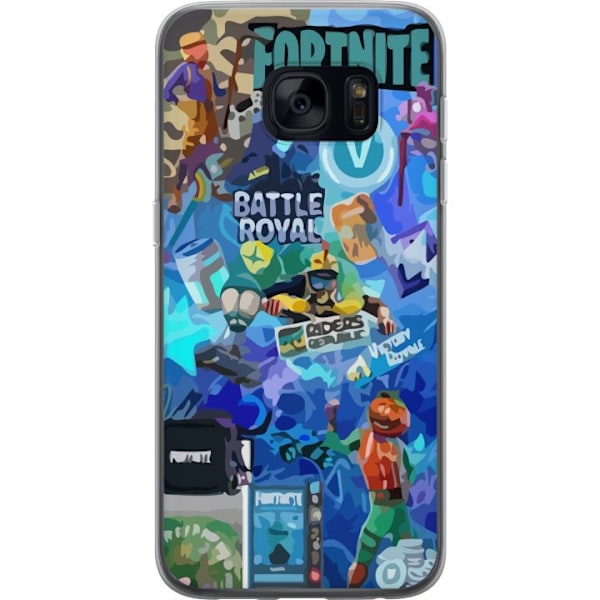 Samsung Galaxy S7 Gjennomsiktig deksel Fortnite