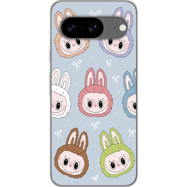Google Pixel 8 Läpinäkyvä kuori Tähtikuvioitu hirviöasenn