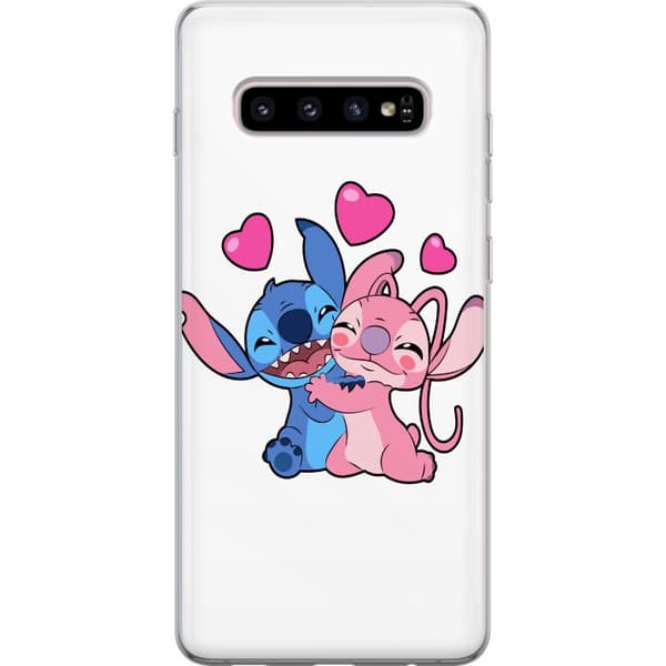 Kompatibelt Mobilskal till Samsung Galaxy S10+ Lilo & Stitch