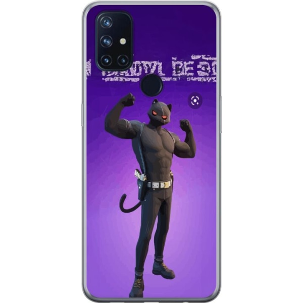 OnePlus Nord N10 5G Genomskinligt Skal Fortnite - Meowscles