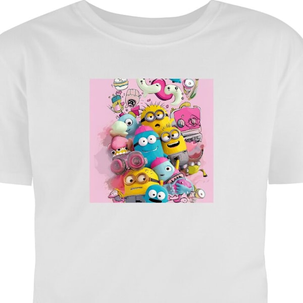 Børne T-shirt | Behagelig T-shirt til Børn Despicable Me hvid 2-3 År