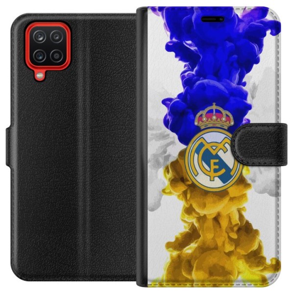 Samsung Galaxy A12 Lompakkokotelo Real Madrid Värit