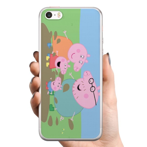 Apple iPhone 5s TPU Mobilcover Greta Grå