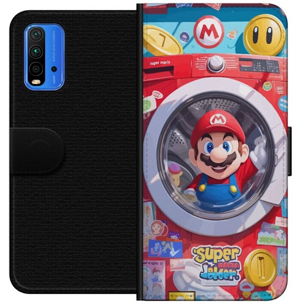 Xiaomi Redmi Note 9 4G Lompakkokotelo Mario