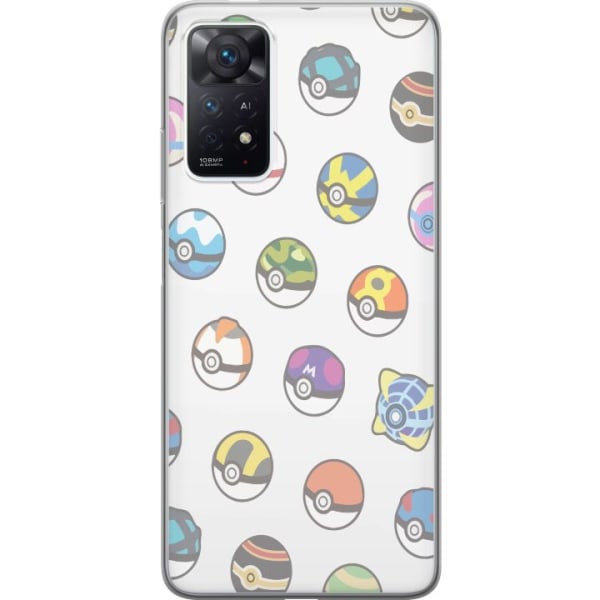 Xiaomi Redmi Note 11 Pro Gennemsigtig cover Pokemon