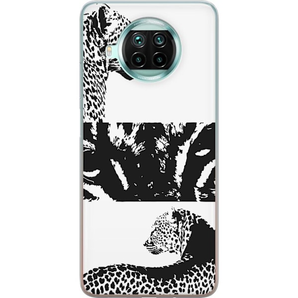 Xiaomi Mi 10T Lite 5G Läpinäkyvä kuori Leopard Faces