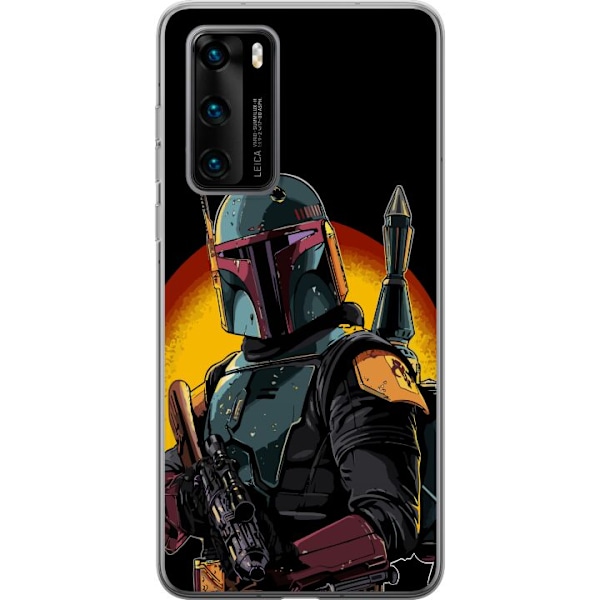 Huawei P40 Genomskinligt Skal The Mandalorian