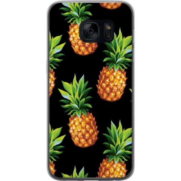 Samsung Galaxy S7 Läpinäkyvä kuori Ananas