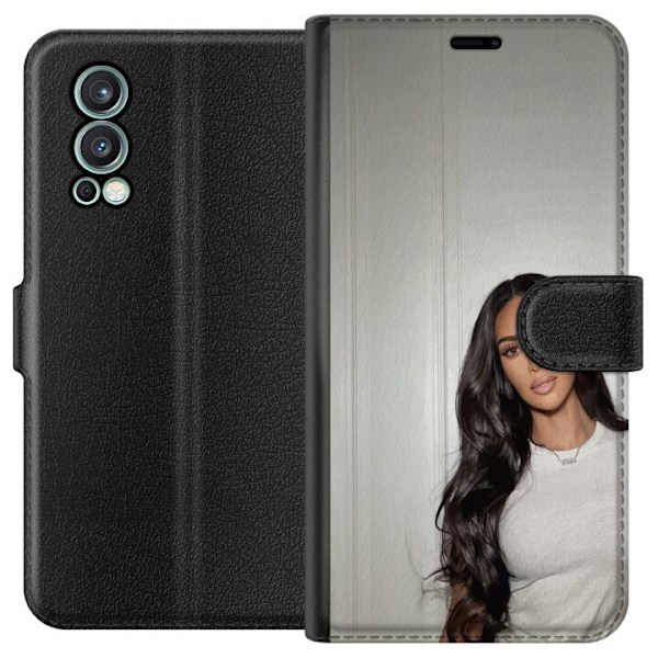 OnePlus Nord 2 5G Tegnebogsetui Kim Kardashian – Iconic Style Collection