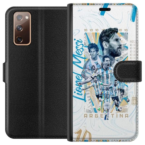 Kompatibelt Plånboksfodral till Samsung Galaxy S20 FE Lionel Messi