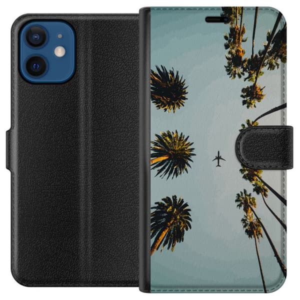 Kompatibelt Plånboksfodral till Apple iPhone 12 mini Sommar, flygplan
