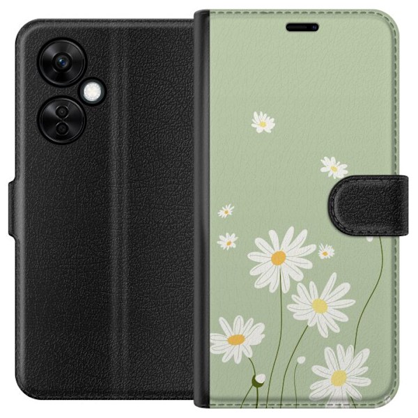 OnePlus Nord CE3 Plånboksfodral Prästkragar – blommigt mö