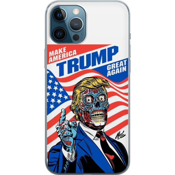 Apple iPhone 12 Pro Max Gennemsigtig cover  Trump