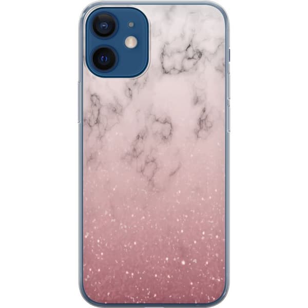 Kompatibel Mobilcover til Apple iPhone 12 Glitter og marmor