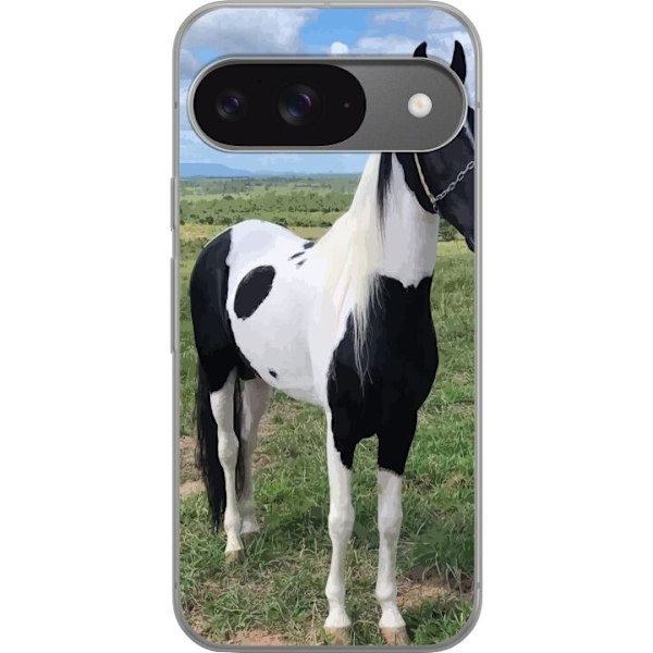Google Pixel 9 Pro Läpinäkyvä kuori Hevosen Taika - tyylik