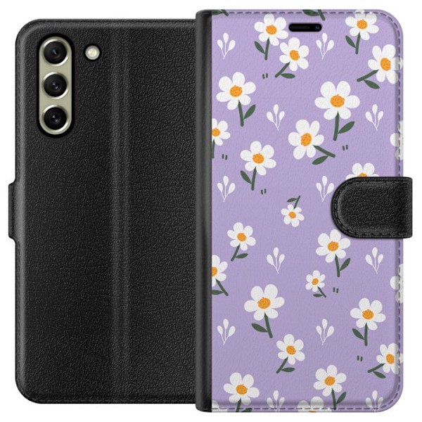Samsung Galaxy S21 FE 5G Tegnebogsetui Flot Romantik