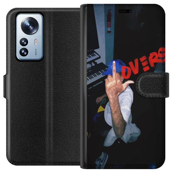 Xiaomi 12 Pro Tegnebogsetui Kærlighed Mystik Design Romantisk Motiv Populært Grafisk Mønster Mode Stil