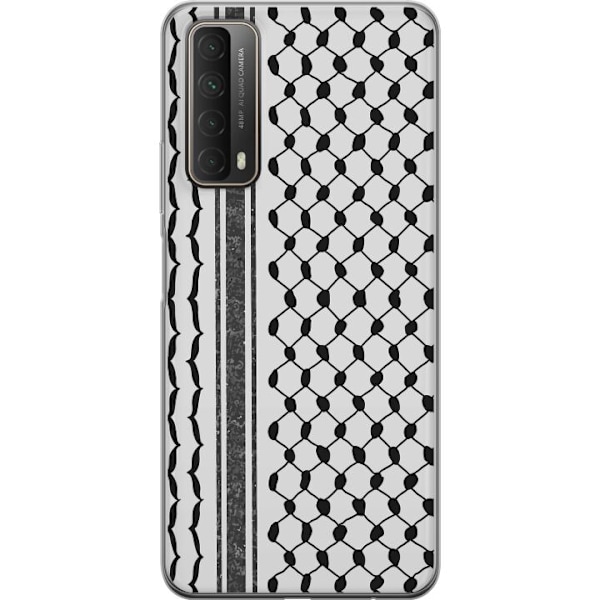 Huawei P smart 2021 Läpinäkyvä kuori Palestiinalainen kuvio - perinteiseen tyyliin inspiroima keffiyeh-kangas