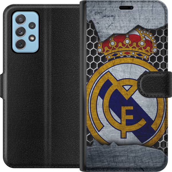 Kompatibel Tegnebogsetui til Samsung Galaxy A52 5G Real Madrid