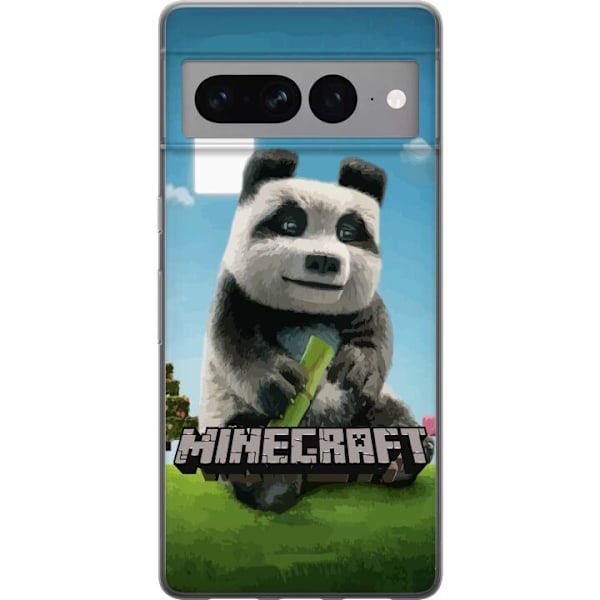 Google Pixel 7 Pro Genomskinligt Skal A Minecraft Movie