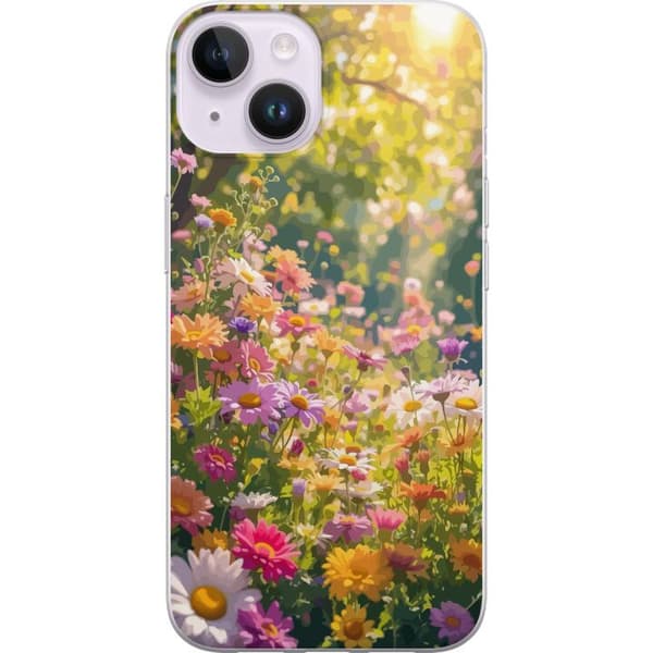 Kompatibelt Mobildeksel til Apple iPhone 14 Blomstermønster