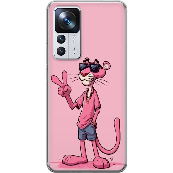 Xiaomi 12T Pro Gjennomsiktig deksel Pink Panter Peace