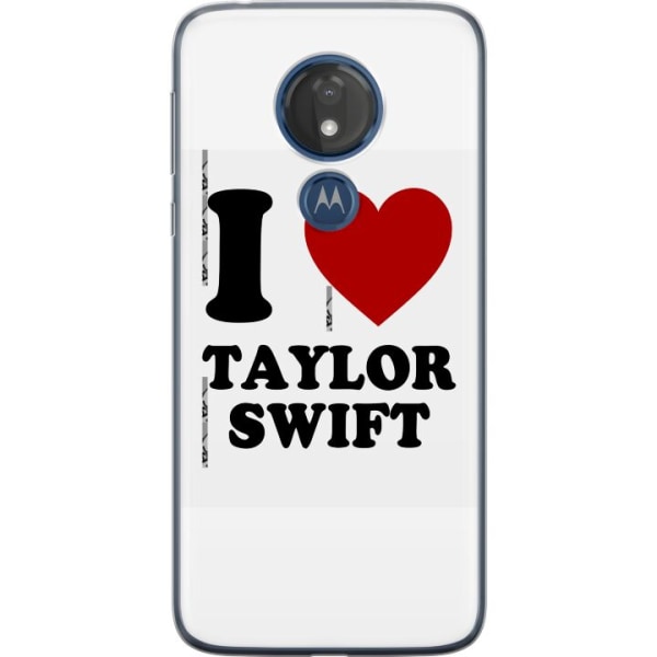 Motorola Moto G7 Power Gennemsigtig cover Taylor Swift
