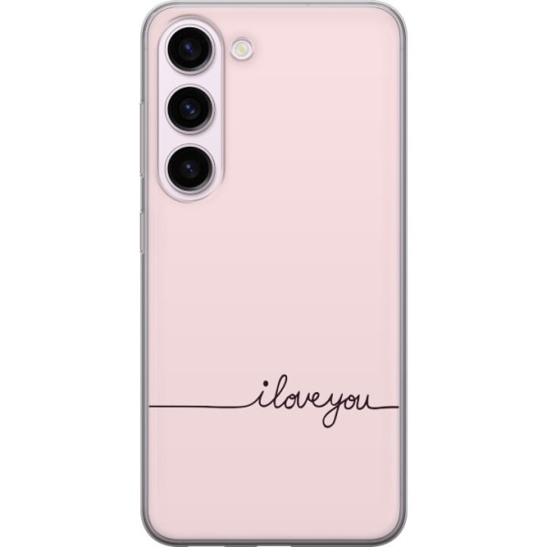 Samsung Galaxy S23 Gjennomsiktig deksel Jeg Elsker Deg