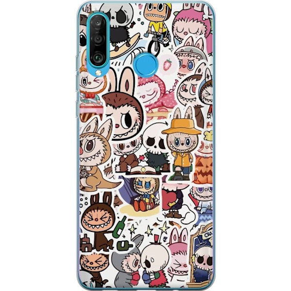 Huawei P30 lite Läpinäkyvä kuori Labubu All-Stars – POP M