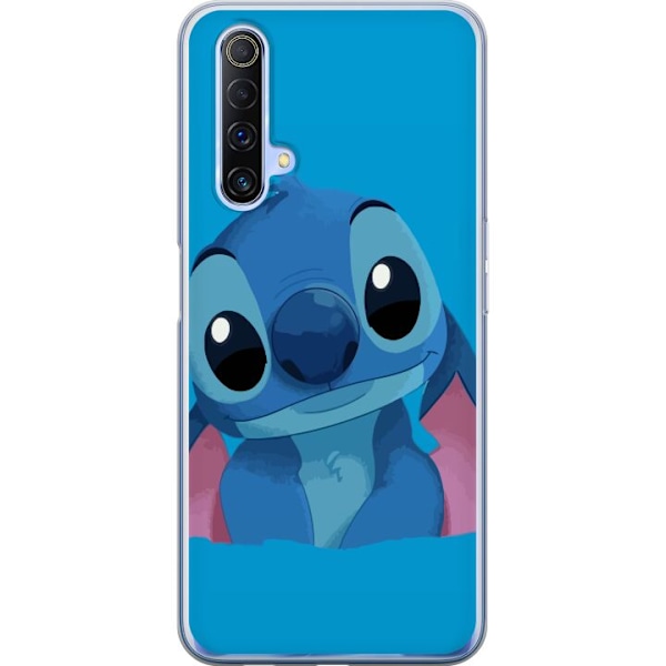 Realme X50 5G Läpinäkyvä kuori Stitch Sininen