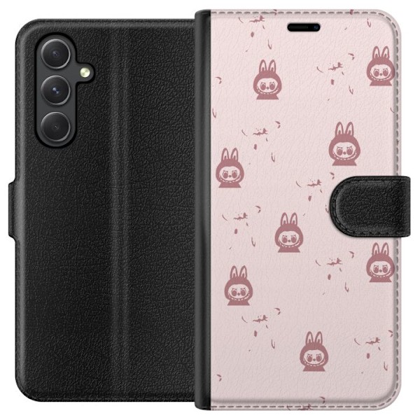 Samsung Galaxy A05s Lompakkokotelo Labubu Neon Pop - Neonväri