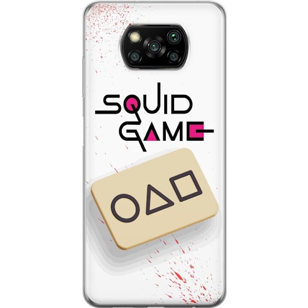 Xiaomi Poco X3 NFC Gennemsigtig cover Squid Game