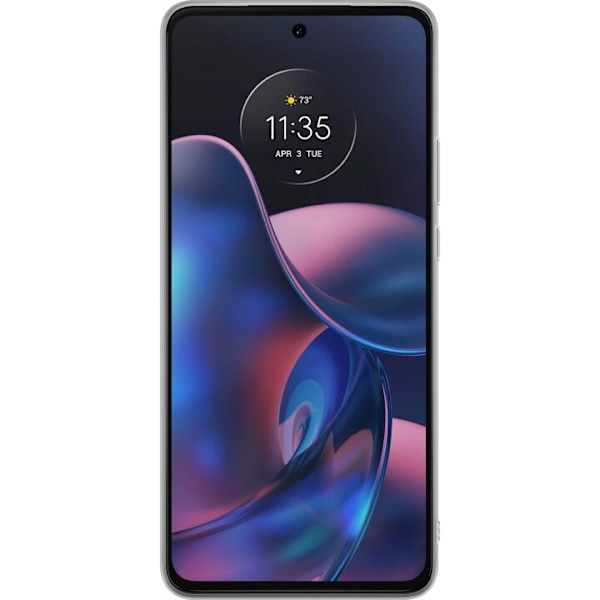 Motorola Edge (2022) Genomskinligt Skal Heart Grid