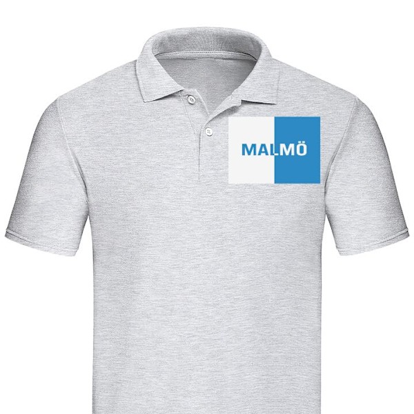 Piké för Vuxen | Elegant Pikétröja Malmö – fotboll Grå X-Large