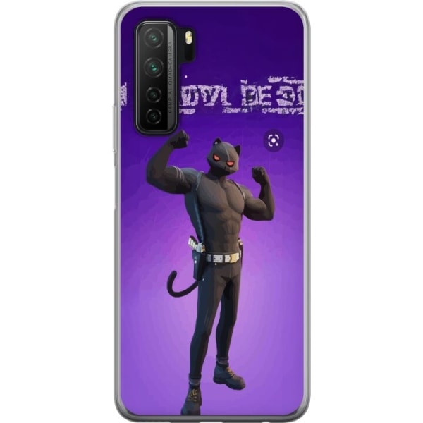 Huawei P40 lite 5G Gennemsigtig cover Fortnite - Meowscles
