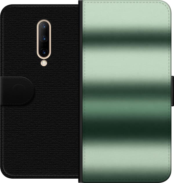 Yhteensopiva Lompakkokotelo OnePlus 7 Pro Vihreä metsägradientti vihreä