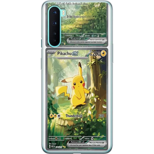 Kompatibelt Mobildeksel til OnePlus Nord Pikachu grønn
