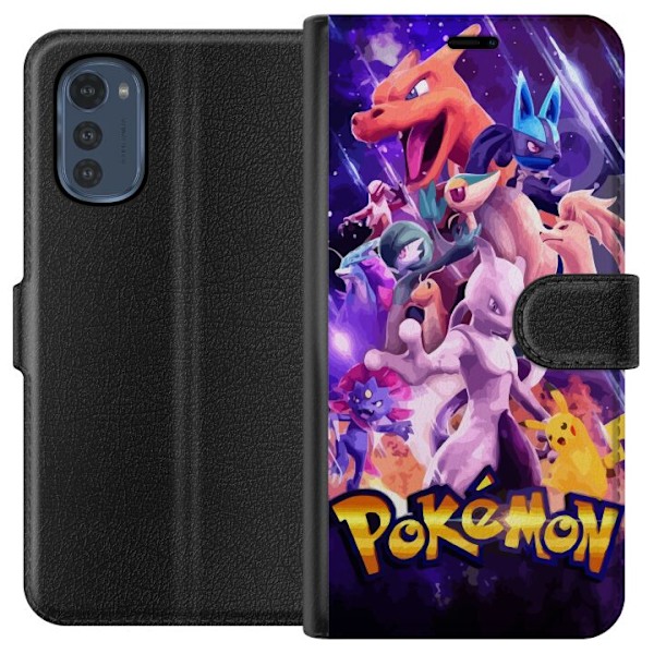 Motorola Moto E32s Tegnebogsetui Pokemon