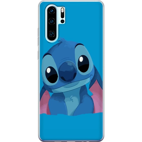 Huawei P30 Pro Gennemsigtig cover Stitch Blå