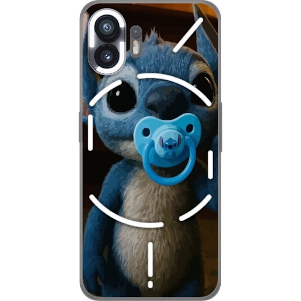 Nothing Phone (2) Gennemsigtig cover Stitch & Napp - babytema med sød karakter