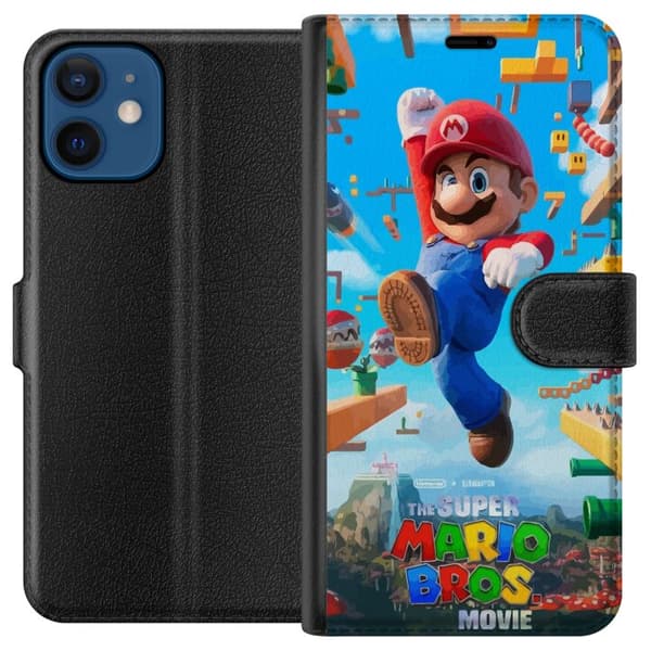 Kompatibelt Plånboksfodral till Apple iPhone 12 mini Super Mario Bros
