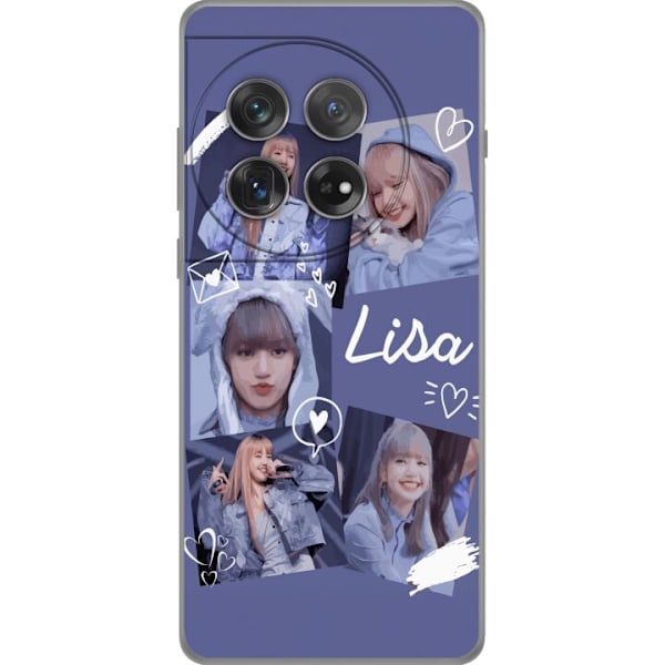 OnePlus 12 Läpinäkyvä kuori Lisa Blackpink – Aesthetic K-pop Queen