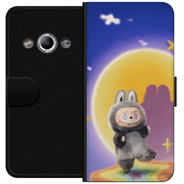 Samsung Galaxy Xcover 3 Lompakkokotelo Labubu Neon Pop - Neonv