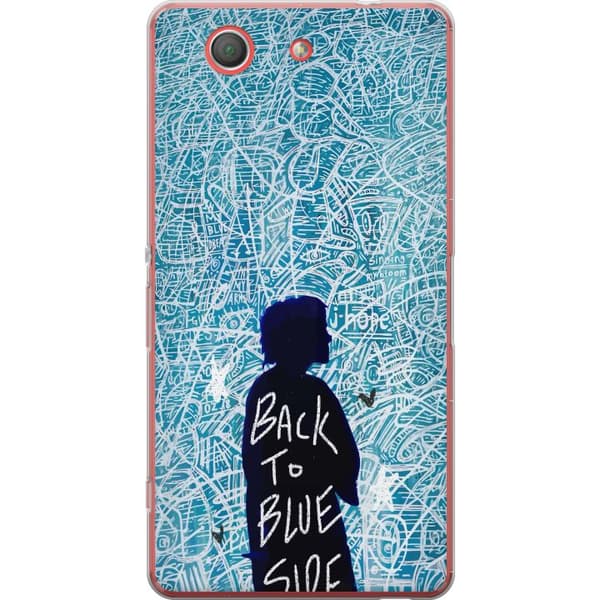 Kompatibelt Mobildeksel til Sony Xperia Z3 Compact Back To Blue Side turkis