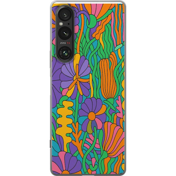 Sony Xperia 1 V Genomskinligt Skal Color Pop