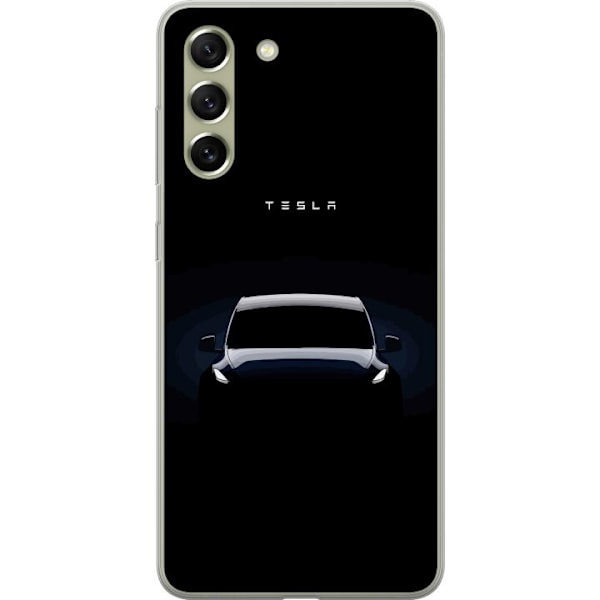 Samsung Galaxy S21 FE 5G Läpinäkyvä kuori Tesla