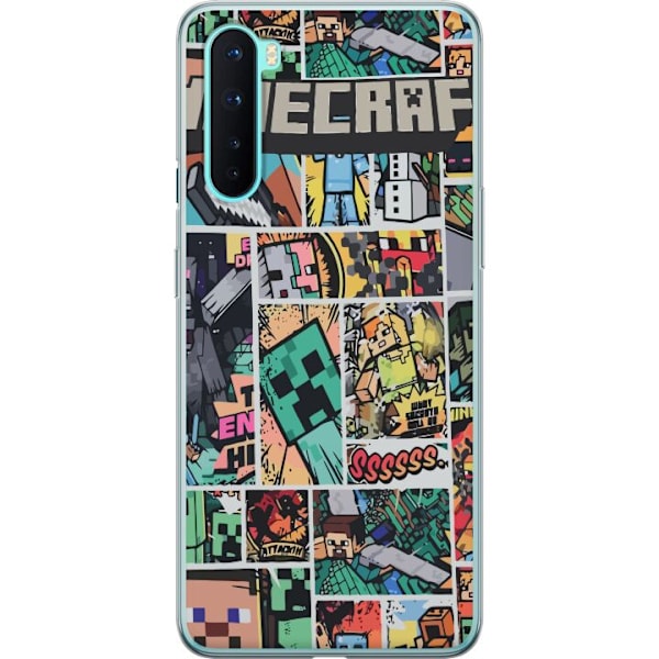 OnePlus Nord Läpinäkyvä kuori Minecraft Taide