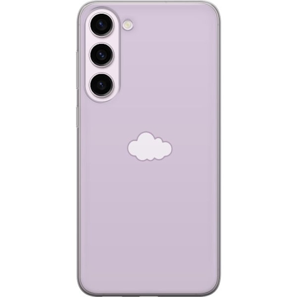 Samsung Galaxy S23+ Gennemsigtig cover Lilla Sky - minimalisti
