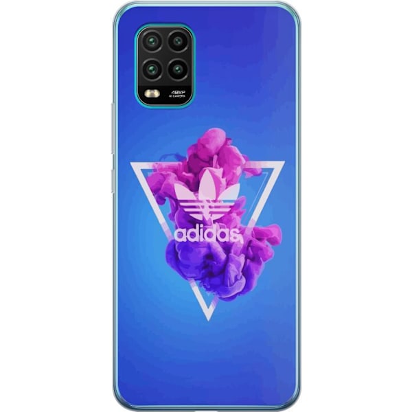 Xiaomi Mi 10 Lite 5G Läpinäkyvä kuori Adidas-inspiroitunut